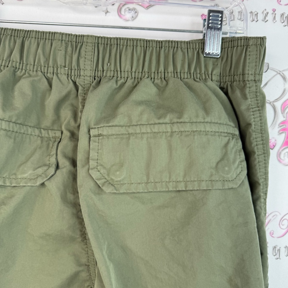 Ardene pants cargo style wide leg flare green Olive Green Cargo Pants - Picture 8 of 13